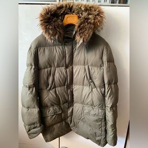 Ferragamo Army Green (khaki) puffer jacket